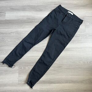 Topshop Moto Jamie high rise skinny jeans in black